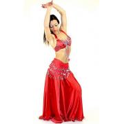 costume danse orientale rouge 